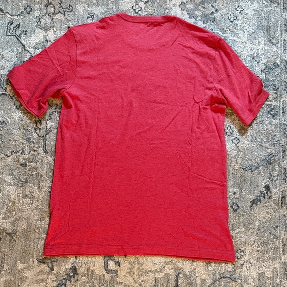 Travis Mathew Red Tee with Golf Cart Graphic - Picture 3 of 3